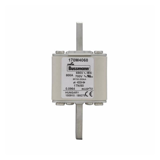 800A 690V 1TN/80 aR INDICATOR FUSE Wkładka szybka 800A AC 690V DIN 1 53x66x108 mm aR DIN 170M4068 EA