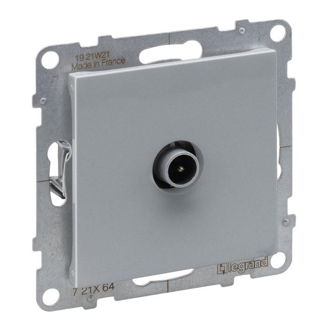 SUNO - Gniazdo TV - końcowe - 1.5 dB, Aluminium, Legrand