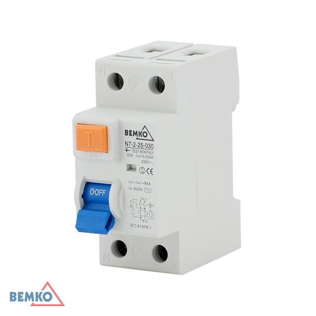 WYŁĄCZNIK RÓŻNICOWOPRĄDOWY AC 2P 25A 30mA