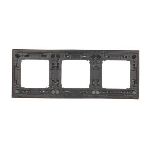 Simon 54 PREMIUM ramka potrójna inox DR3/61 KONTAKT