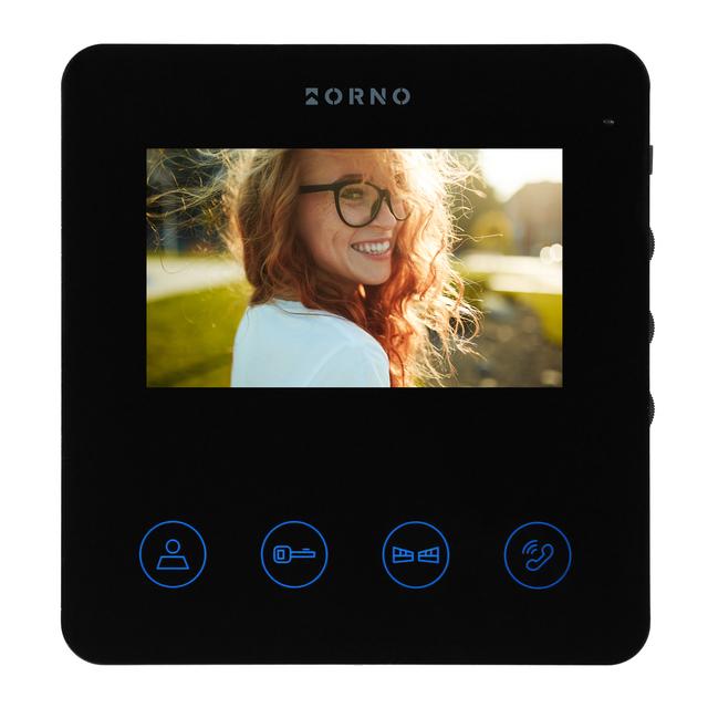 Wideo monitor bezsłuchawkowy, kolorowy, LCD 4,3", dotykowy panel, sterowanie bramą, do rozbudowy zes