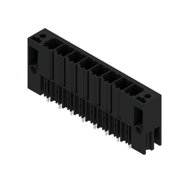 SV 7.62HP/08/180SF 3.5SN BK BX Wtyki PCB (złącza płyty), 7.62 mm, Liczba biegunów: 8, kąt odejścia: 180° /24szt./ 1930880000 WEIDMÜLLER