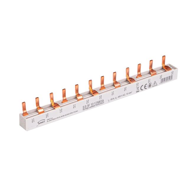 Szyna prądowa łączeniowa - sztyftowa  SS3F 10 12M63A  SIMET