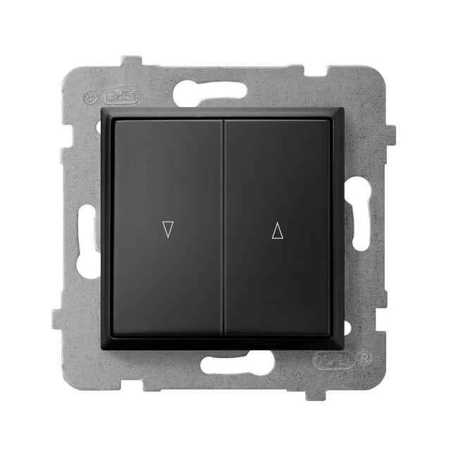 ARIA Łącznik żaluzjowy z blokadą mechaniczną - kolor czarny metalik