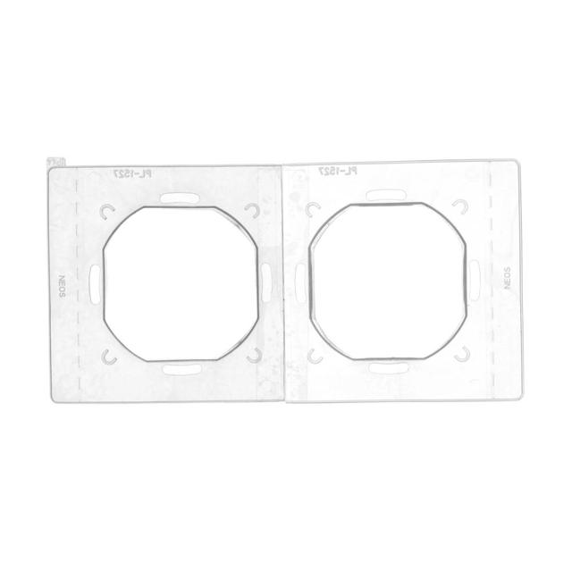 Simon Basic Neos Zestaw uszczelek do ramki 2-krotnej NEOS *Bryzgoszczelność IP44 tylko z gniazdami w