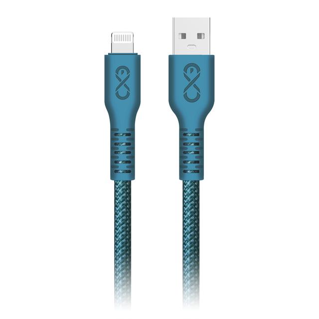 Kabel USB-A - Lightning eXc IMMORTAL, 0.9M (30W, szybkie ładowanie), kolor mix* (*wysyłany losowo z