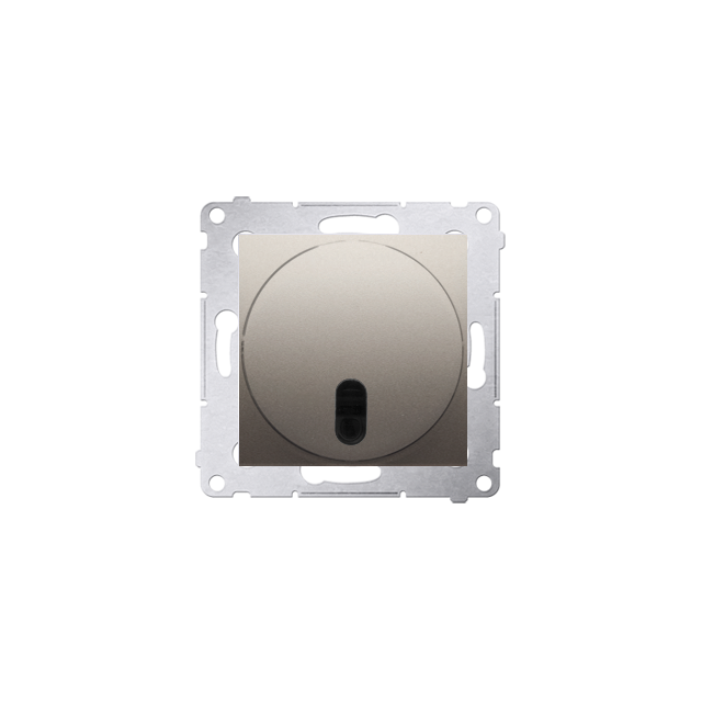 Simon 54 Ściemniacz naciskowy i zdalnie sterowany 20–500 W złoty mat