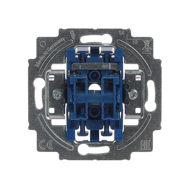 Przycisk kołyskowy 2x1-biegunowy Z 2 oddzielnymi torami prądowymi, 2 klawisze