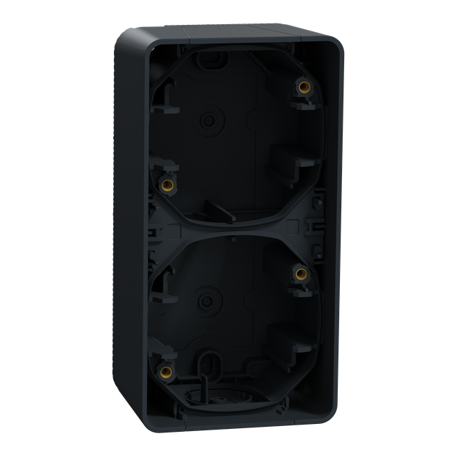 Mureva, podstawa naścienna podwójna pionowa, antracyt