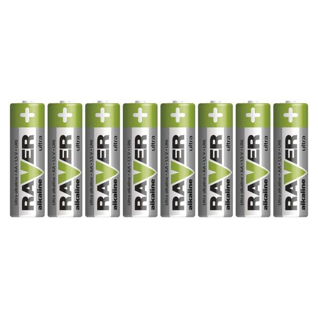 Bateria alkaliczna Raver Ultra Alkaline AA (LR6) folia 8 B79218 EMOS