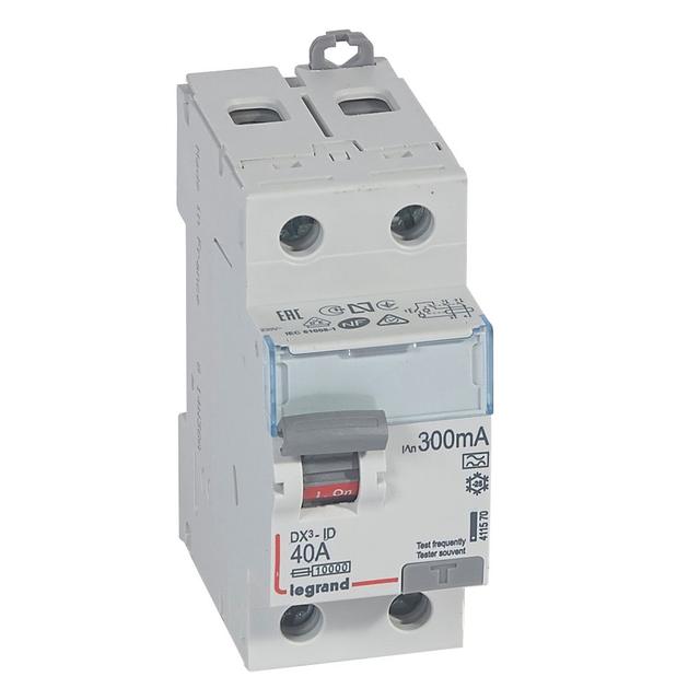 Wyłącznik Różnicowoprądowy P 302 2P 40A 300Ma Typa DX3 411570 LEGRAND