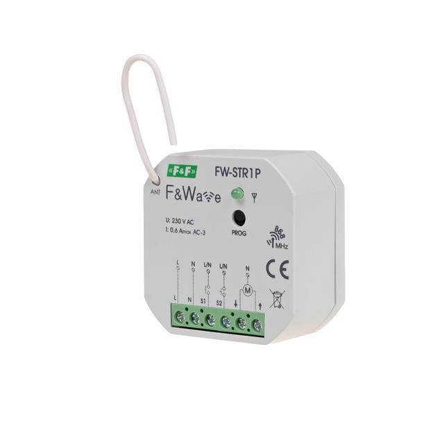 Radiowy sterownik rolet 230V- montaż PDT 85-265V AC/DC FW-STR1P F&F