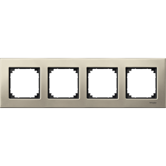 Merten M-Elegance metal ramka czterokrotna tytanowy MTN403405 Schneider