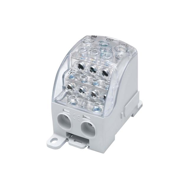 SUB 490 Blok rozdzielczy - uniwersalny Al/Cu 82090 SIMBLOCK szary