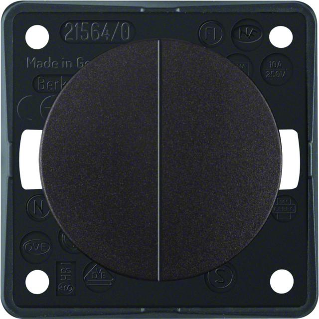 Integro Flow Łącznik wieloklaw. przyciskowy, brąz