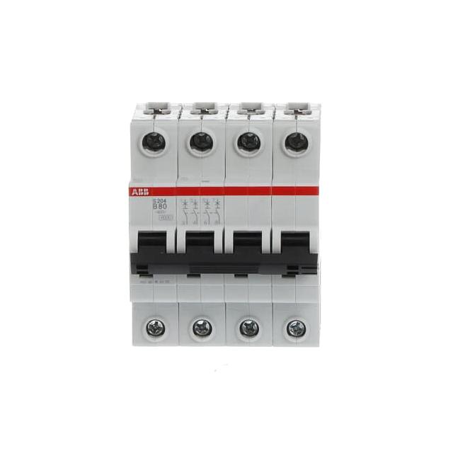 S204-B80 Wyłącznik nadprądowy 6kA 4P B80A 2CDS254001R0805 ABB