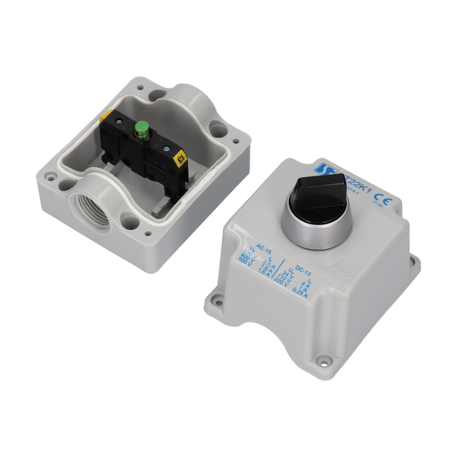 KASETA KOMPLETNA 1-OTWOROWA Z PRZYCISKIEM P I 1 DŁAWNICĄ M20