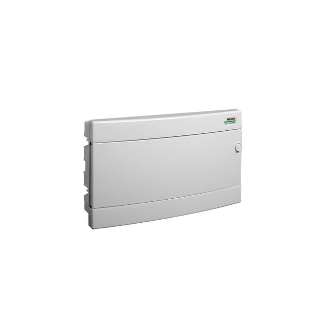 PNF 18W Rozdzielnica podtynkowa drzwi białe IP40 1 rząd 1x18 modułów 101519 NOARK