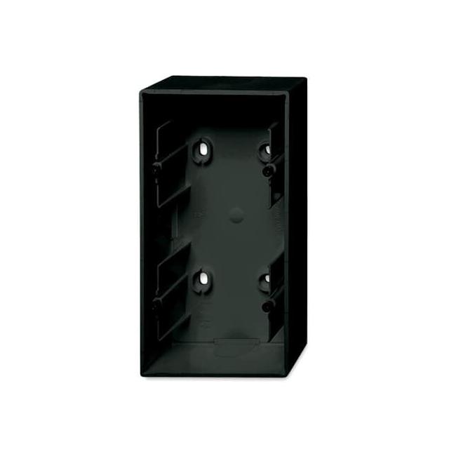 BASIC55 Adapter nadtynkowy 2-krotny czarny-chateau