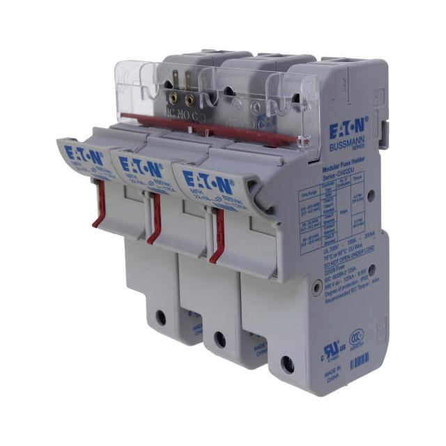 Podstawa bezpiecznikowa 22x58 3P 125A 690V AC mikroprzekaźnik CH223DMSU-F EATON