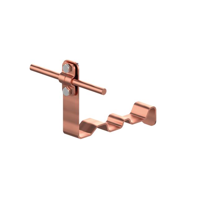 Uchwyt dach.prof. WZÓR 8  Z-śruba, H=10 cm /CU/