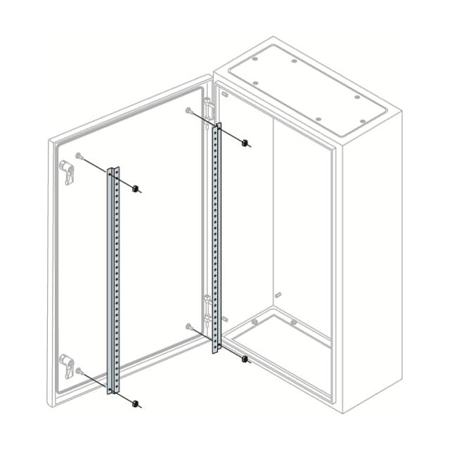 TS7009 Uchwyt montażowy na drzwi do SR2 H=700mm (2szt.)