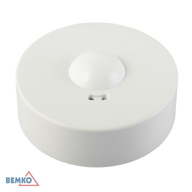 CZUJNIK MIKROFALOWY 1200W 360* IP20 OKRĄGŁY BIAŁY