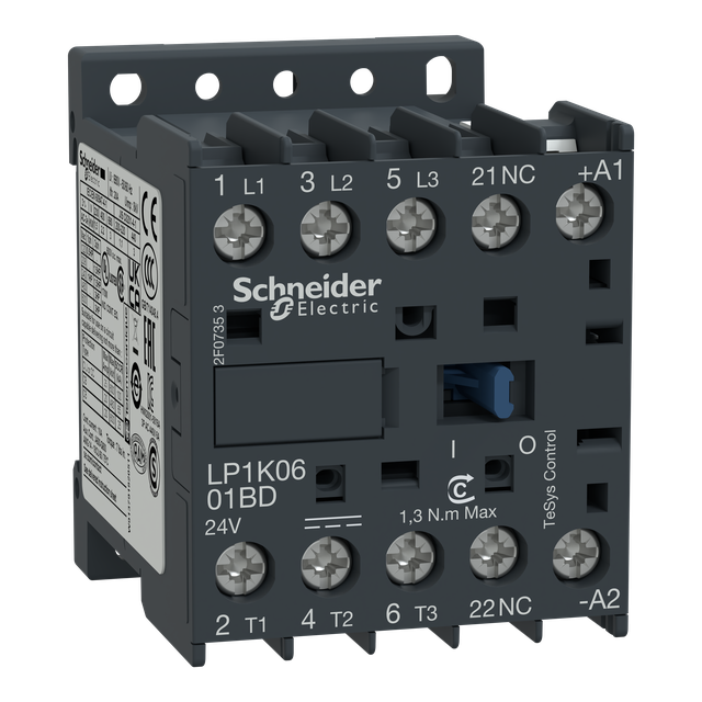 Stycznik mocy 6A 0Z 1R 48V DC LP1K0601ED SCHNEIDER