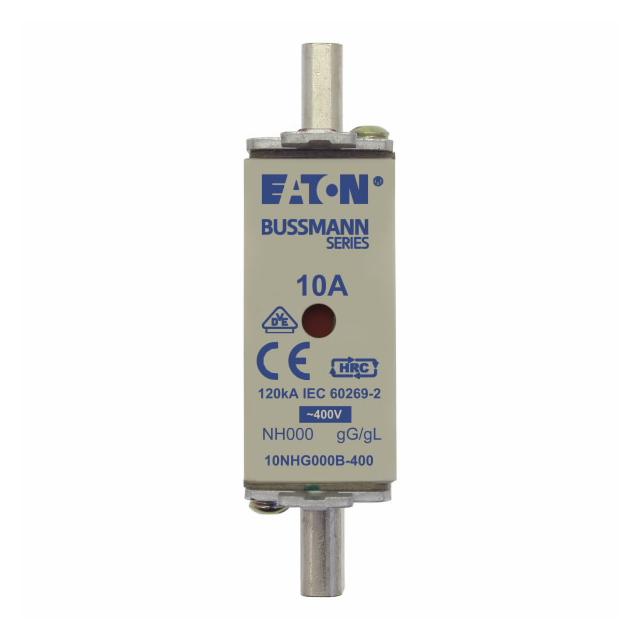NH FUSE 10A 400V GG SIZE 000 Wkładka NH000 10A 400V GL/GG podwójny wskaźnik 10NHG000B-400 EATON