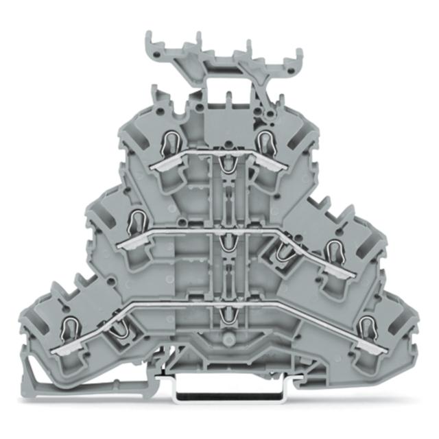 TOPJOBS złączka 3-piętrowa 2,5 mm2 L/L/L szara