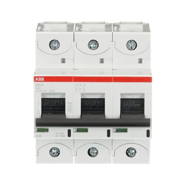 S803S-K40 Wyłącznik nadprądowy 50kA 3P K40A 2CCS863001R0557 ABB