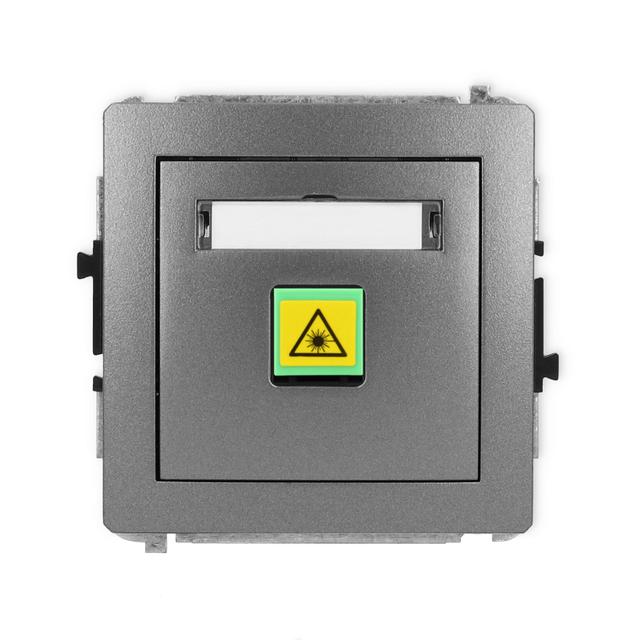 DECO Mechanizm gniazda światłowodowego/optycznego pojedynczego grafitowy