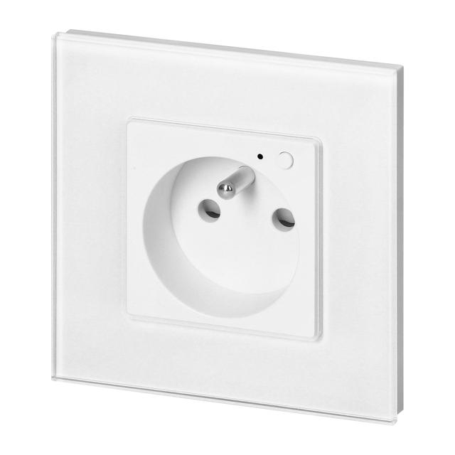 Gniazdo podtynkowe pojedyncze Tuya Smart Wi-Fi białe OR-SH-17205/W ORNO
