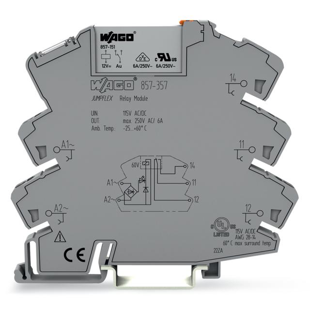 Moduł przekaźnikowy AC/DC 115V szary 857-357 WAGO