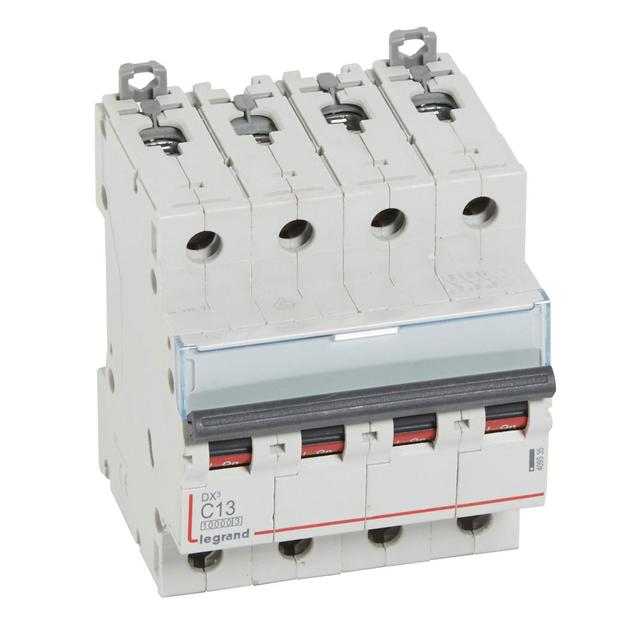 WYŁĄCZNIK NADPRĄDOWY S 314 4P C 13A 10000A SERII DX3, Legrand