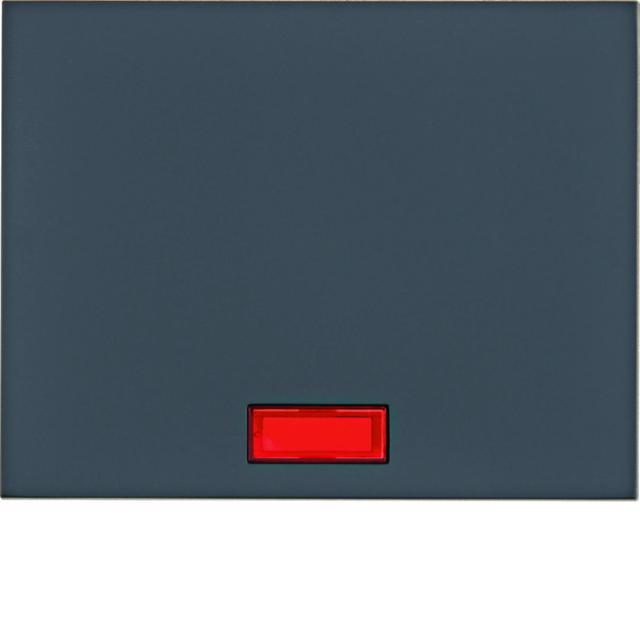 BERKER K.1 Klawisz z 5 dołączonymi soczewkami antracyt mat lakierowana 14157006 HAGER