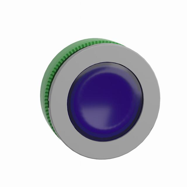 Harmony XB5 Przycisk podświetlany plastik niebieski fi30 LED szary plastik ZB5FW363C0 Schneider