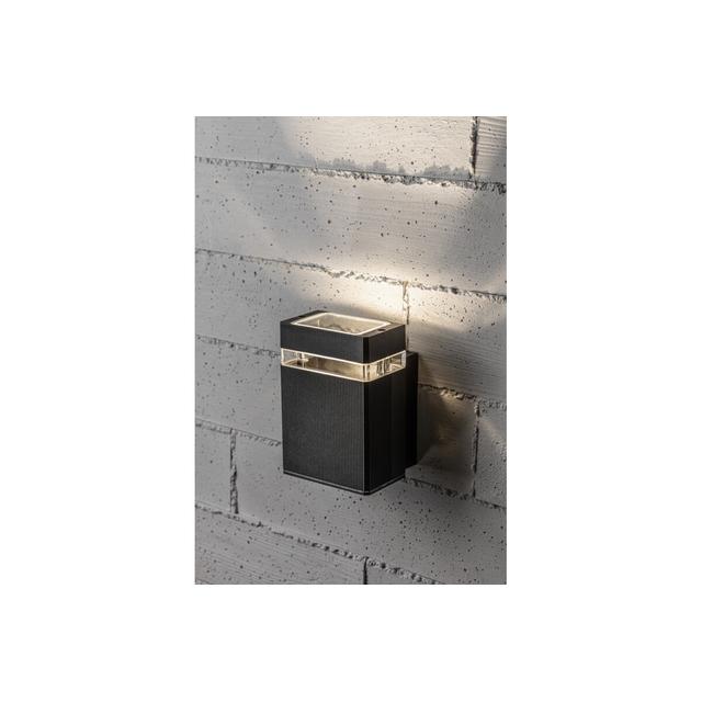 Oprawa ścienna jednokierunkowa NESSA GU10 MAX. 50W IP54 AC220-240V 50/60Hz czarna GTV LD-NESSAGU10J-20 GTV Poland