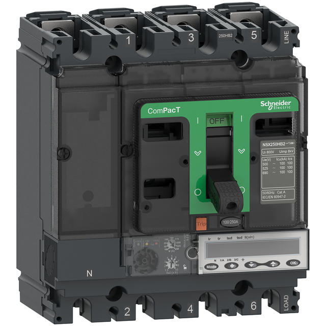 Wyłącznik mocy ComPacT NSX NSX250R Mic5.2E 160A 4P 200kA C25R45E160 Schneider