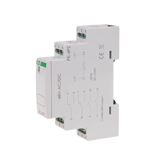 Przekaźnik elektromagnetyczny PK-4PZ 48V PK-4PZ-48V F&F
