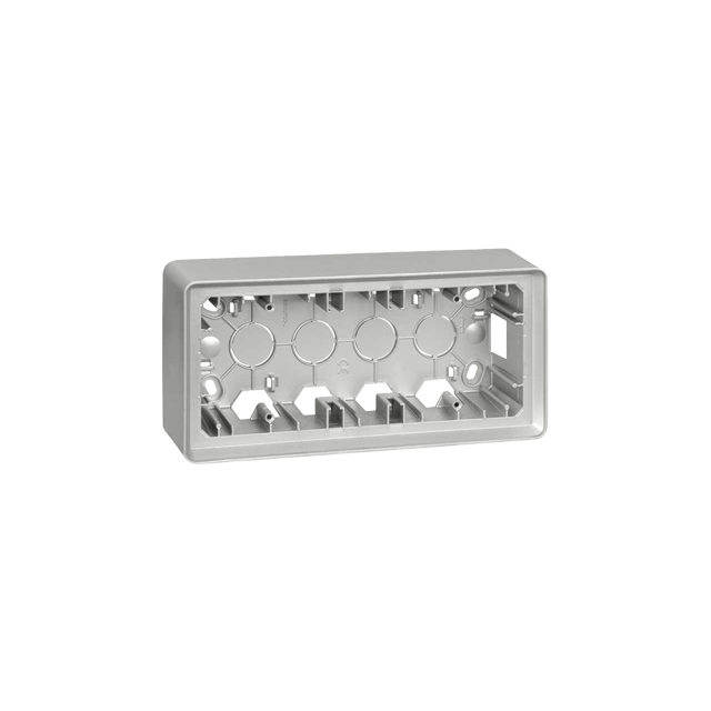 Simon 82 Puszka natynkowa 3-krotna aluminium 8200770-093 KONTAKT