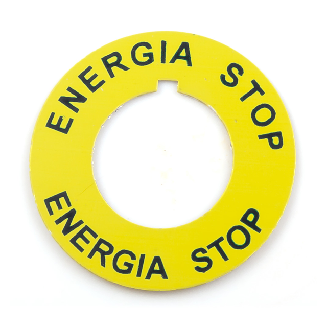 TABLICZKA B Z NAPISEM "ENERGIA STOP"