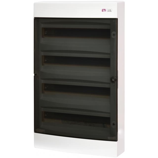 Rozdzielnica natynkowa 4x18 drzwi transparentne ECT 4x18PT-s 001100320 ETI