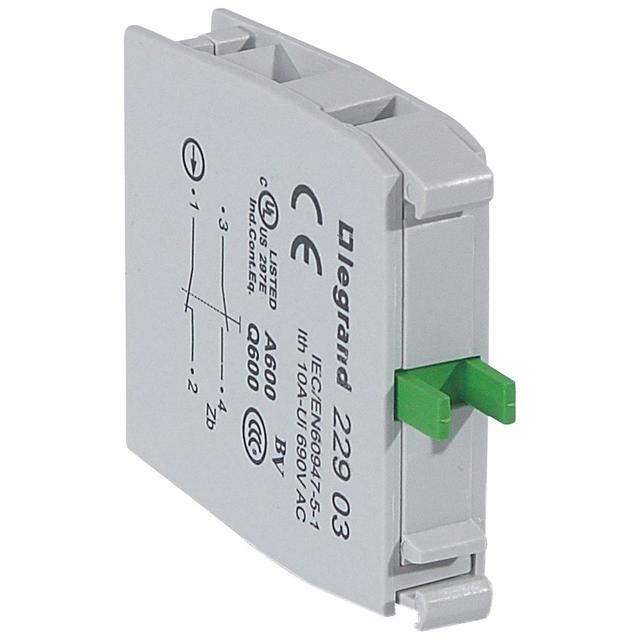 OSMOZ KORPUS 1Z/R DO GŁÓWEK BEZ PODŚWIETLENIA ZACISKI ŚRUBOWE, Legrand