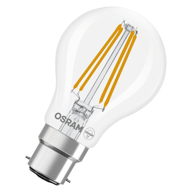 Lampa LED BASE Classic A60 6,5W/827 230V Filament szkło przezroczyste B22D FS3 OSRAM