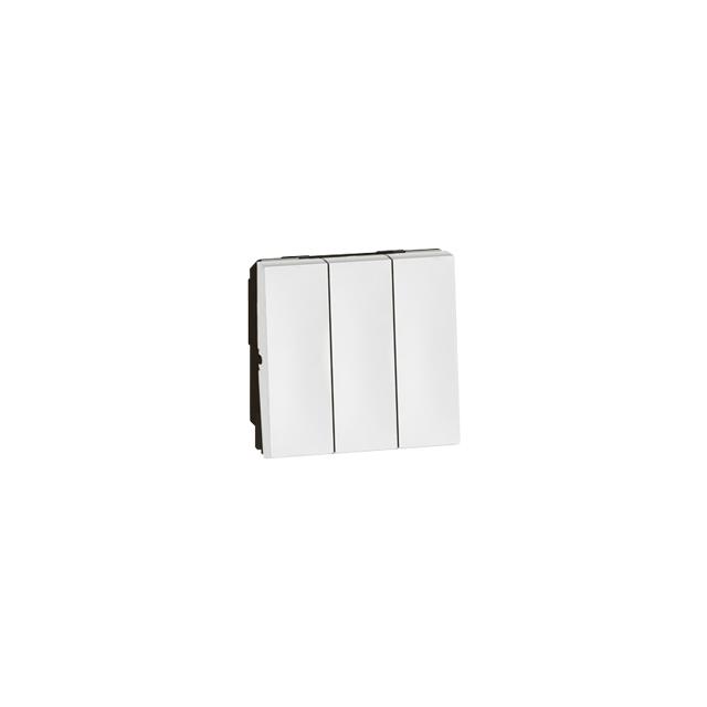 Mosaic Łącznik Potrójny 20Ax 250 V 2 Modułowy Biały 572043 LEGRAND
