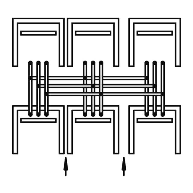 ZH318 System szyn prądowych do rozłącz.