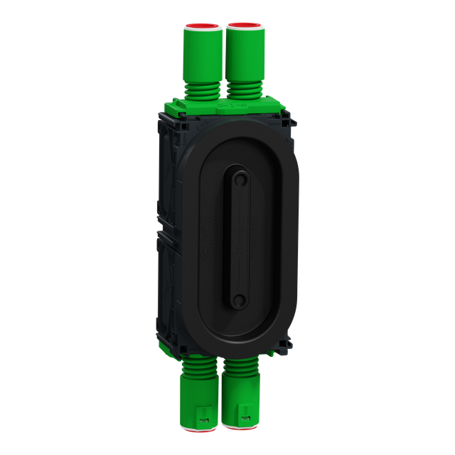 Multifix, puszka 2M, 12 mm, 4 elastyczne wejścia, płyta przeciwpożarowa