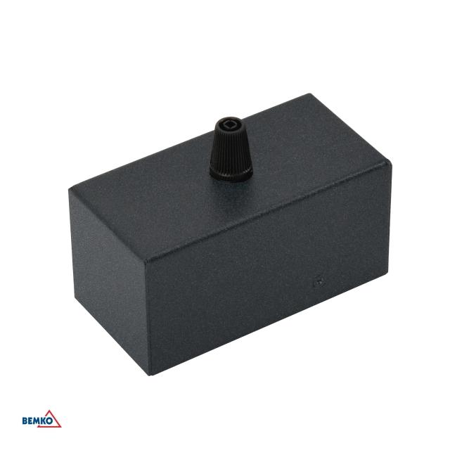 ROZETA SUFITOWA QUALIS 100x50x50 mm GRAFIT