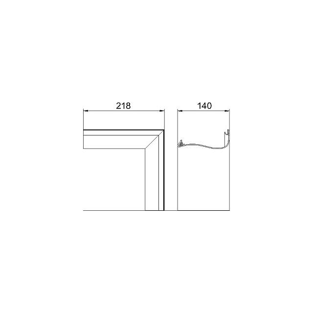 OT I Swing EL, Pokrywa naroża wewnętrznego, kanału Design